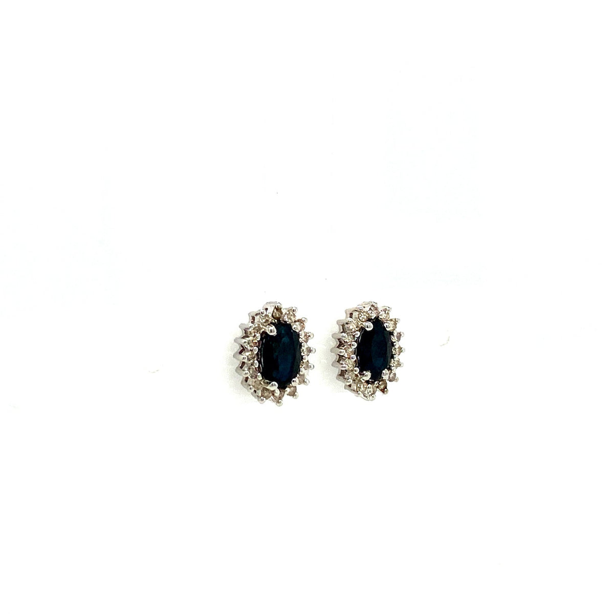 Sapphire Sterling Silver Jewellery Set