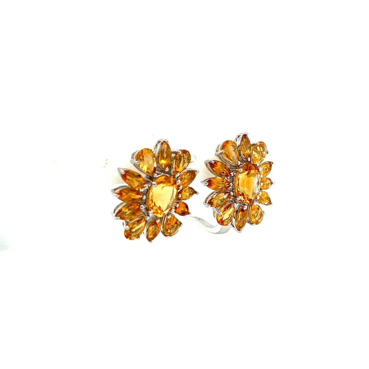 Citrine Sterling Silver Jewellery Set