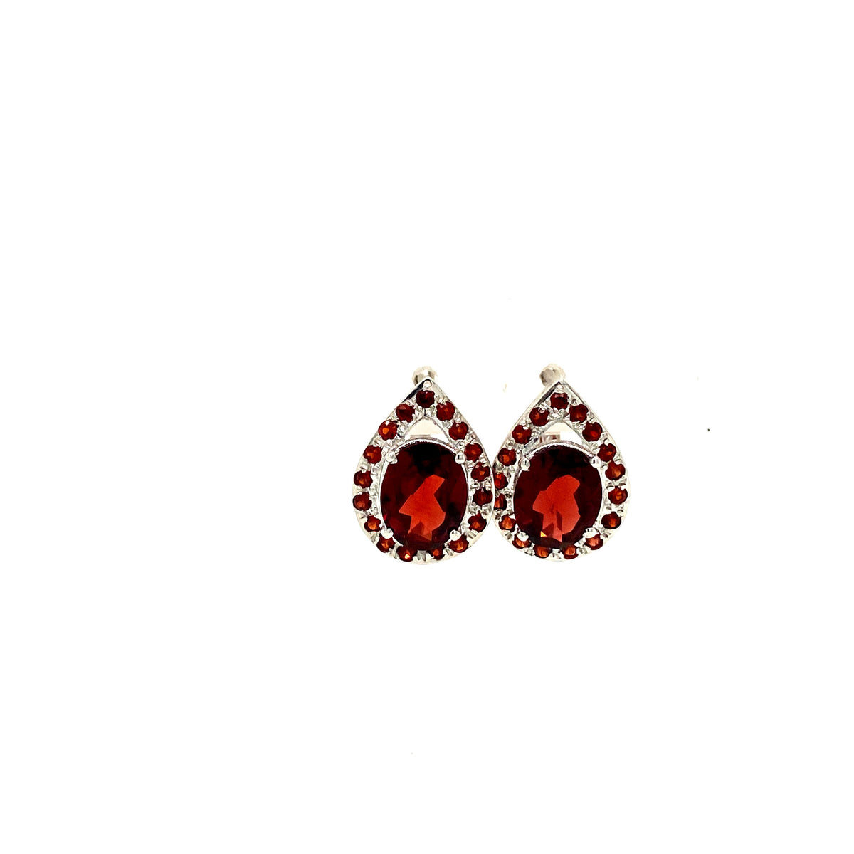 Garnet Sterling Silver Jewellery Set II