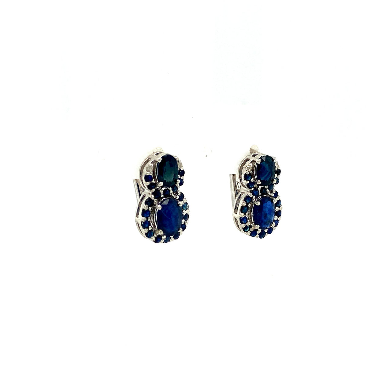 Sapphire Sterling Silver Jewellery Set III