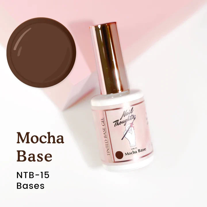Nail Thoughts NTB-15 Mocha Base Gel – Warm Neutral Nail Colour